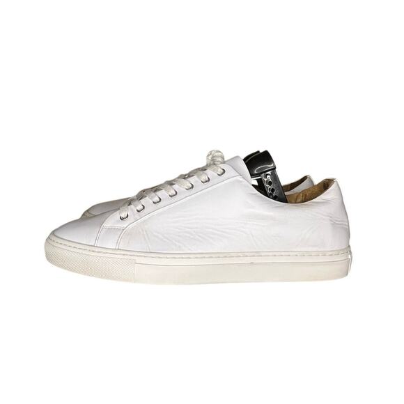 ***SOLD*** Thursday Boot Co. Premier Low Top White Leather Sneakers Size 11.5 - Picture 1 of 6